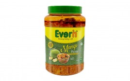 Everin Mango Pickle   Plastic Jar  1 kilogram